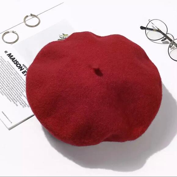 New 100% pure wool women’s British style beret - Picture 4 of 13